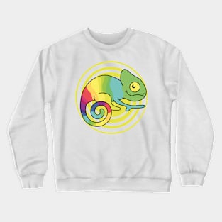 Chameleon animal rainbow Crewneck Sweatshirt